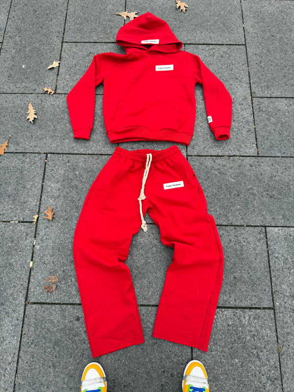 Candy Red Rubr Baggy Set