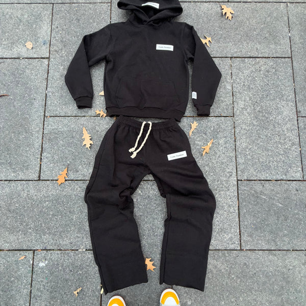 Black Rubr Baggy Set