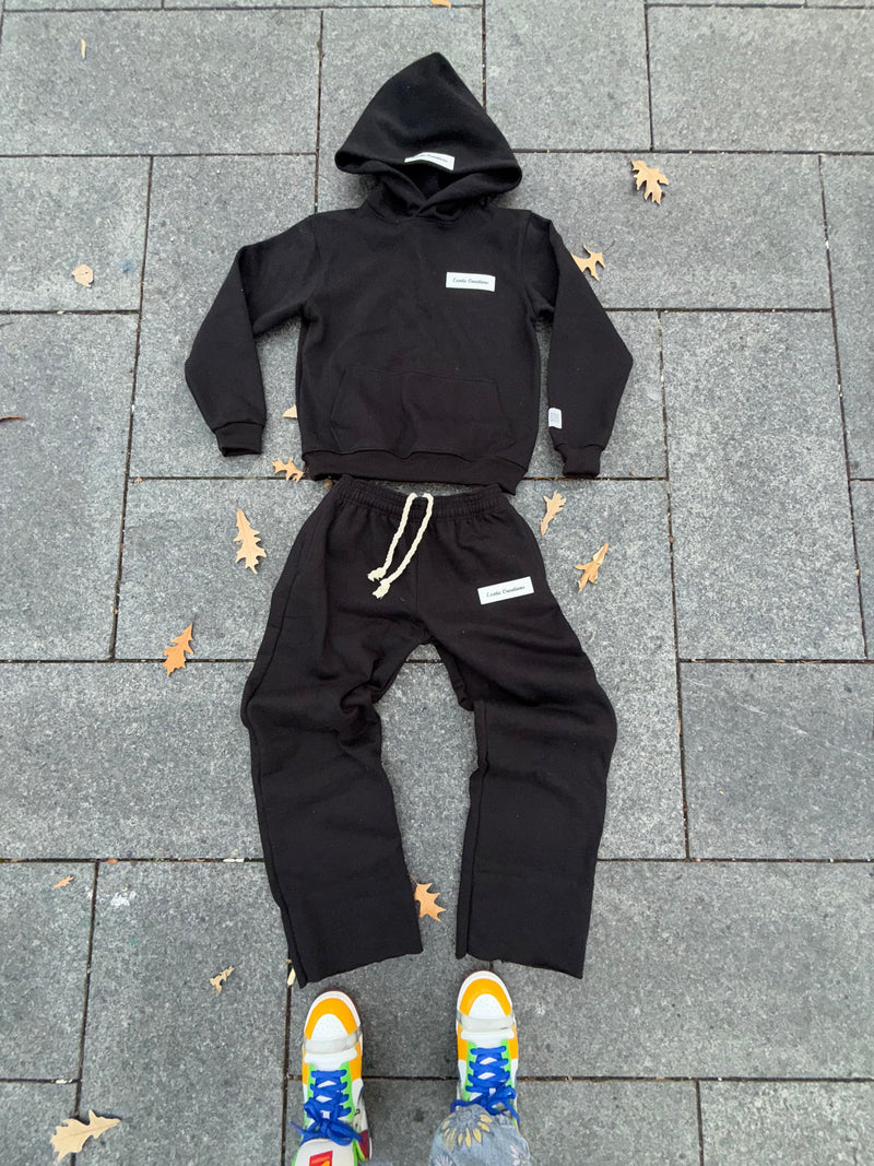 Black Rubr Baggy Set