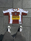 Chocolate Brown Mesh Jersey - Image 1