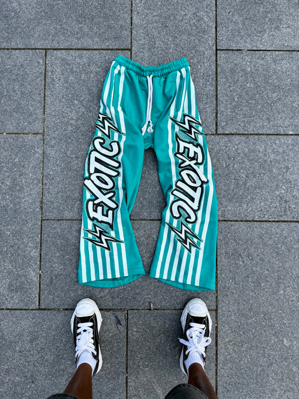 Teal Baggy Pants