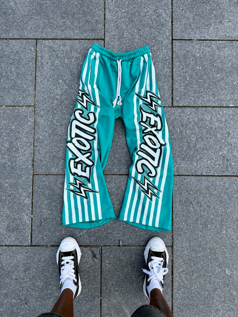 Teal Baggy Pants