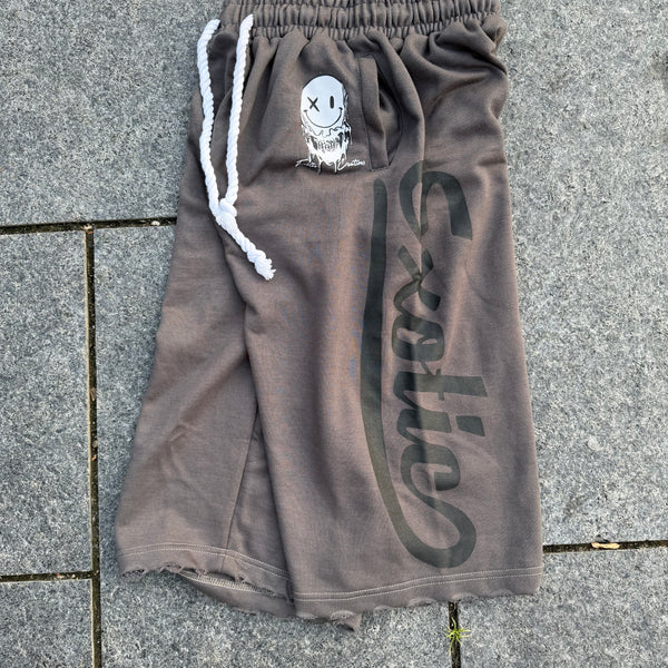 Wolf Grey Long Shorts