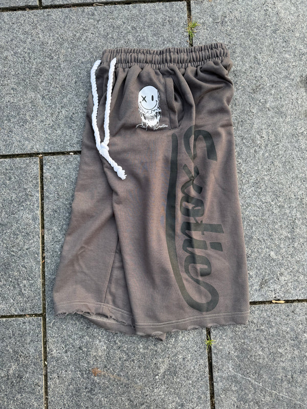 Wolf Grey Long Shorts