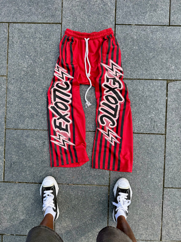 Candy Red Baggy Pants