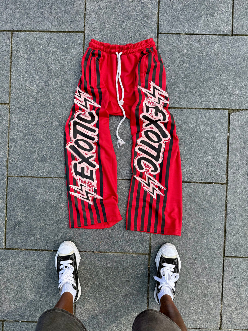 Candy Red Baggy Pants