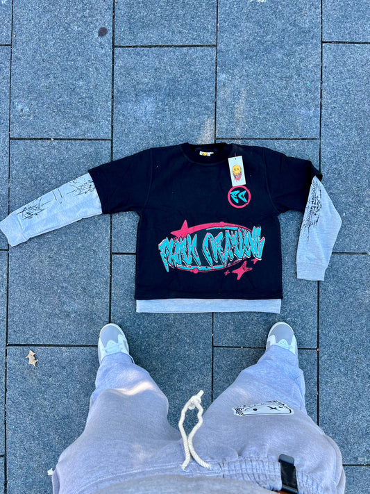 Teal/Black Sk8ter Tee