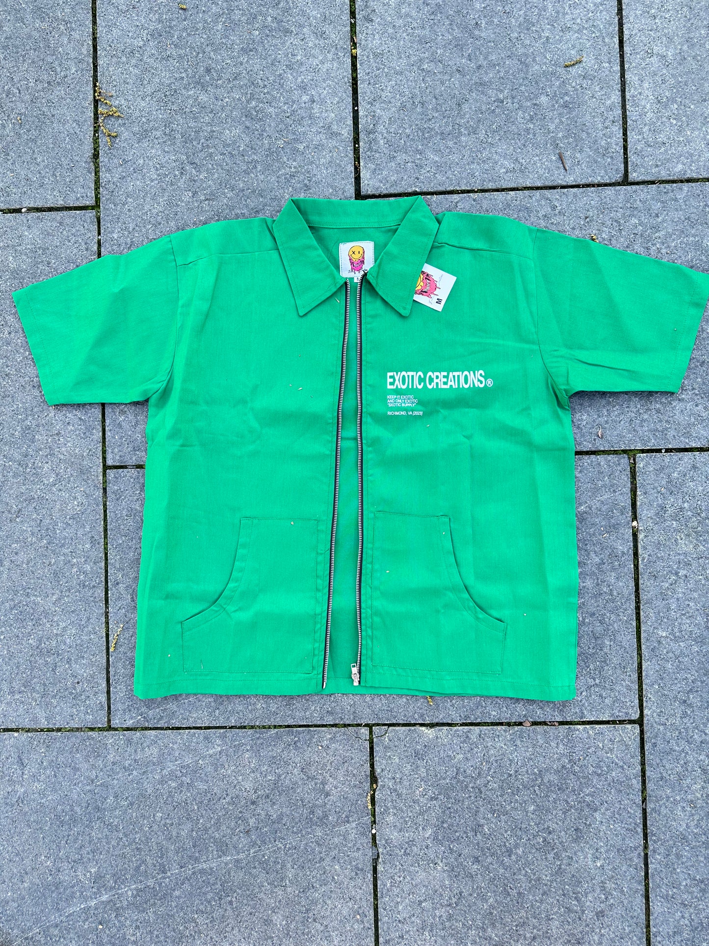 Pine Green Construction Zip-up