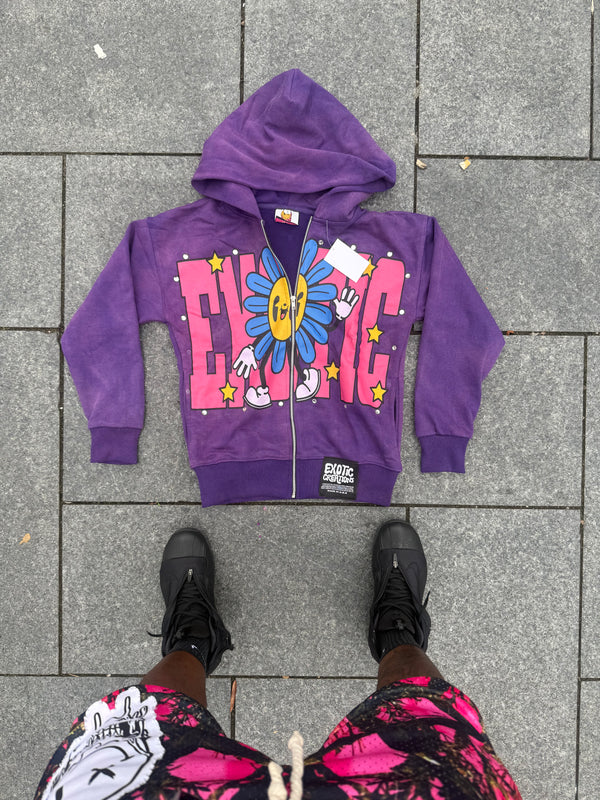 Purple Sunny Daze Zip-up