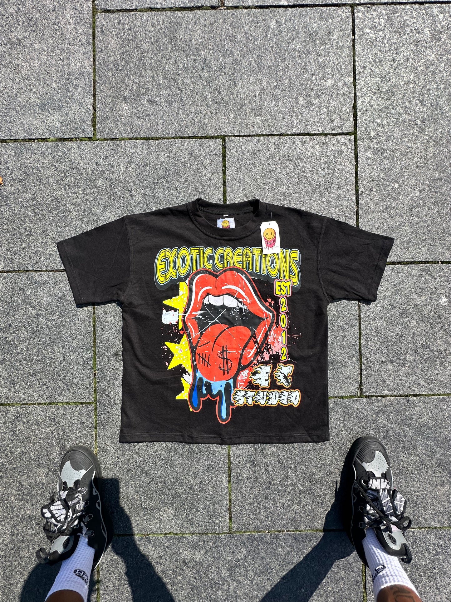 Black “Scarlet Lip “ Tee