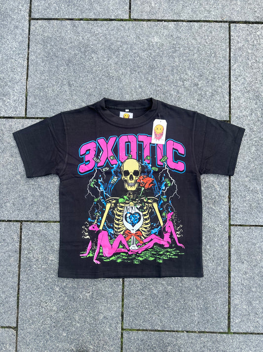 Black “3XOTIC” Tee