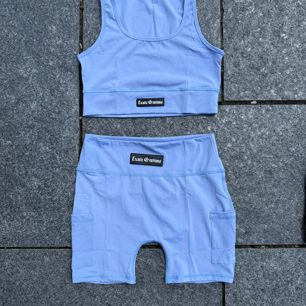 Sky Blue Women’s Workout Set