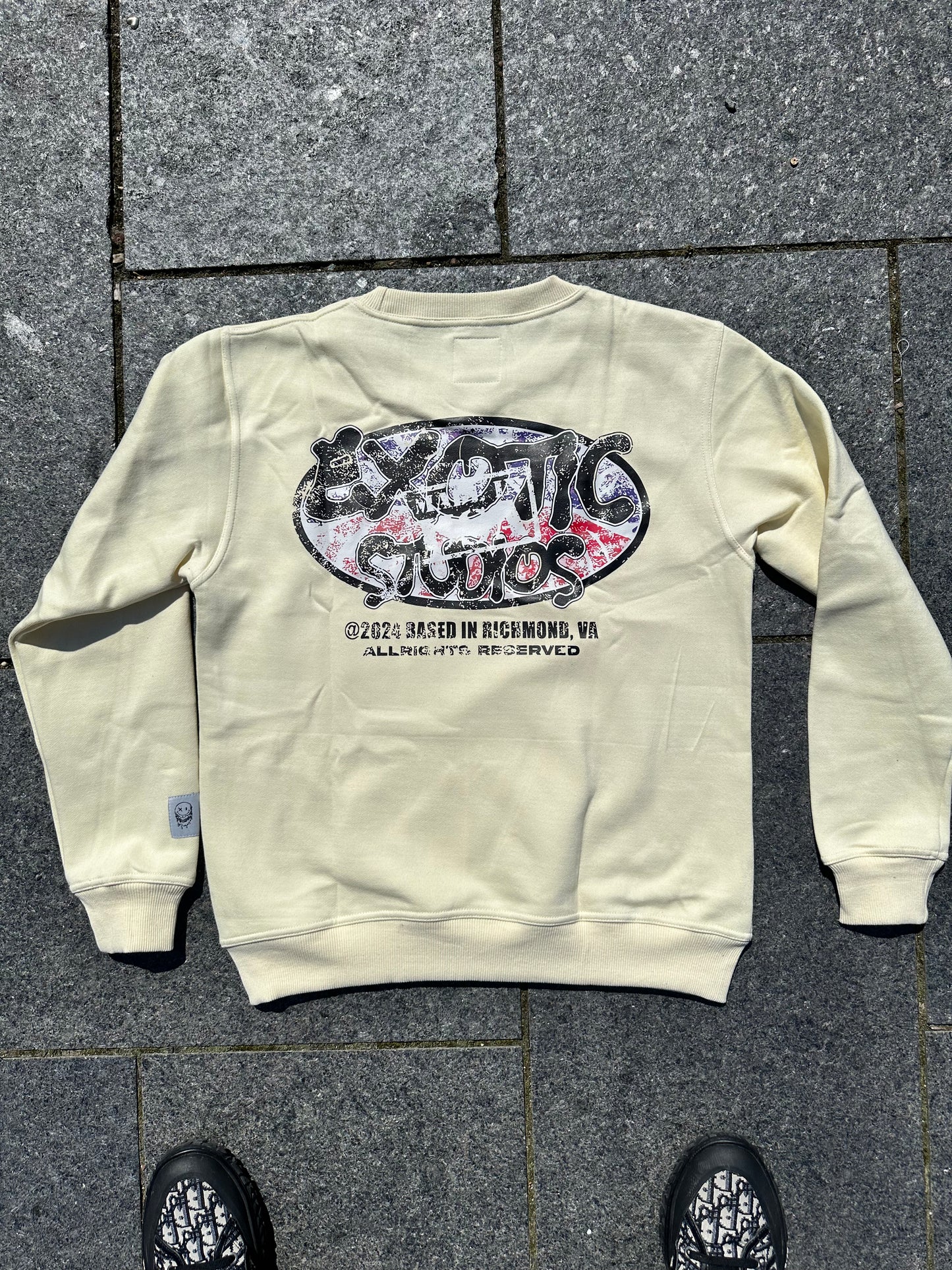 EXOTIC Dancehall Crewneck Offwhite